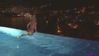Late Night Skinny Dip With A VIew - October 29, 2017 (Danielle Maye XXX)