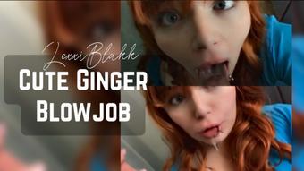Cute Ginger Blowjob (Lexxiblakk)