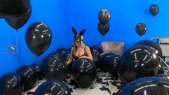 Mistress Bunny Dominates Balloons (Custom Fetish)