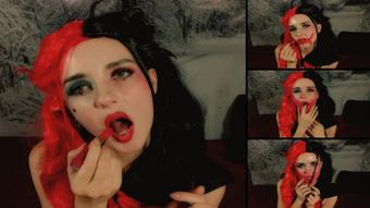 Harley Quinn - Lipstick Fetish - Feb 2, 2020 (Lil cosplay slut)