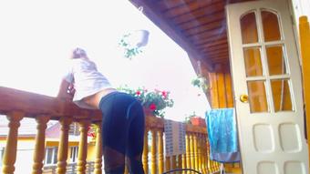Kinkyporncpl Hard Wedgie On The Balcony (KinkyPornCpl)