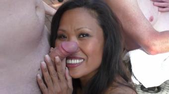 Outdoor creampie gangbang Asia Nicci (Asia Nicci)