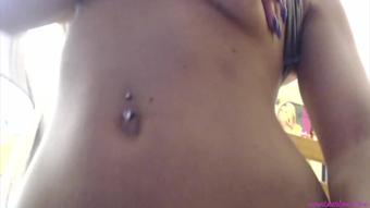Pierced pussy worship && Ass Tease (AllforLucky)