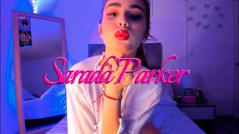 sweet sexy girl twerks and touches her pussy (SaradaParker)