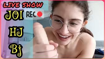 JOI HANDJOB BLOWJOB SMALL TITS PLAY LIVE SHOW (Shanaxnow)