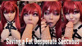 Saving a Fat Desperate Succubus (Lexxiblakk)