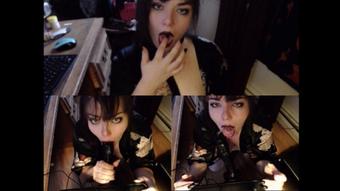 Pov DeepThroat *Cum in My Mouth Daddy (Lexxiblakk)