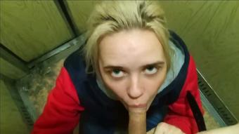 Sucked in the Elevator - Jun 13, 2019 (Lil cosplay slut)