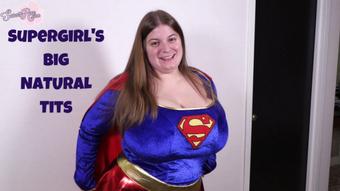 Supergirl's Big Natural Tits (Sarah Rae)
