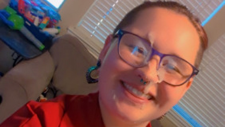 Naughty Librarian Gets Facial