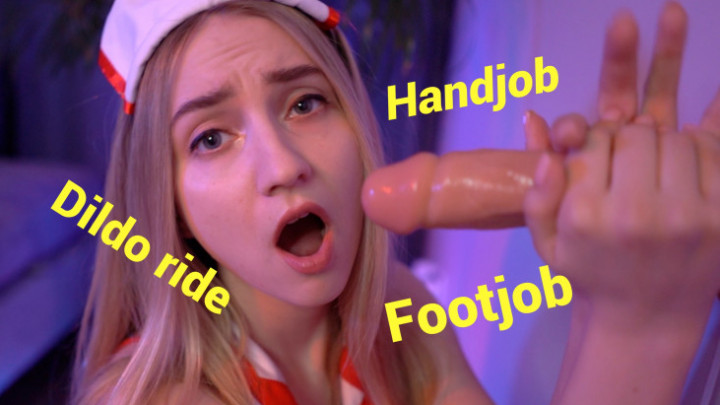 Nurse treatment: Handjob, Footjob