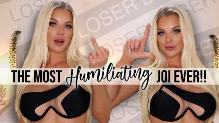 The Most Humiliating & Bratty JOI Ever - April 17, 2022