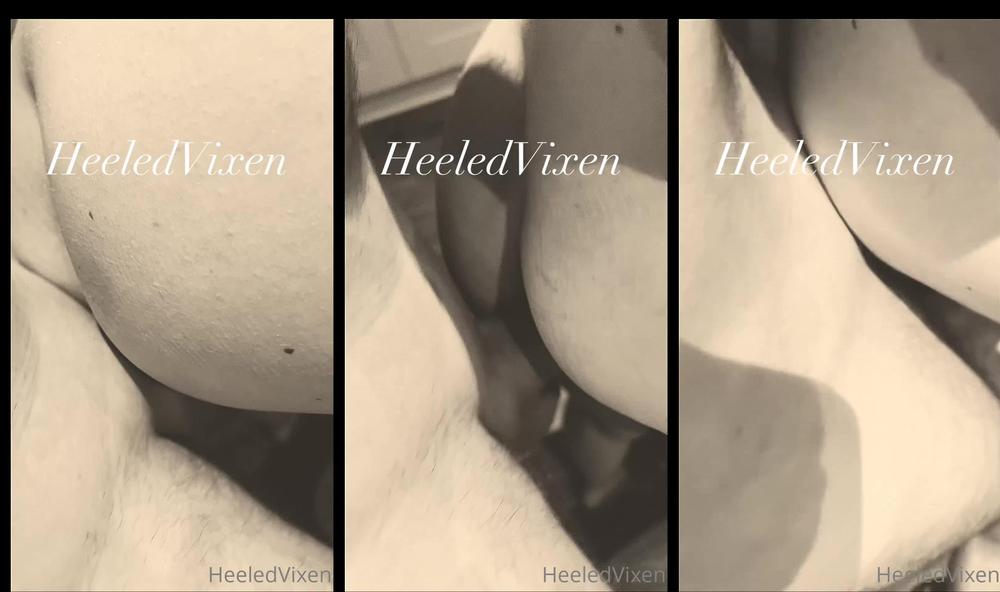 heeledvixen 16 06 2022 2490986618 pre and post ball busting session. hope you 7