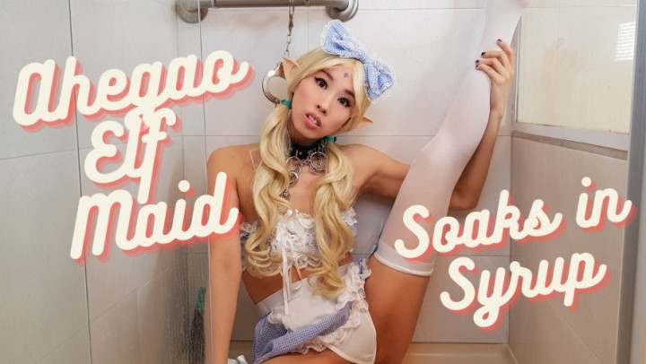 Ahegao Elf Maid Soaks in Syrup - October 18, 2020