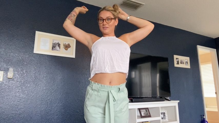 Belly Button Tease at the Store