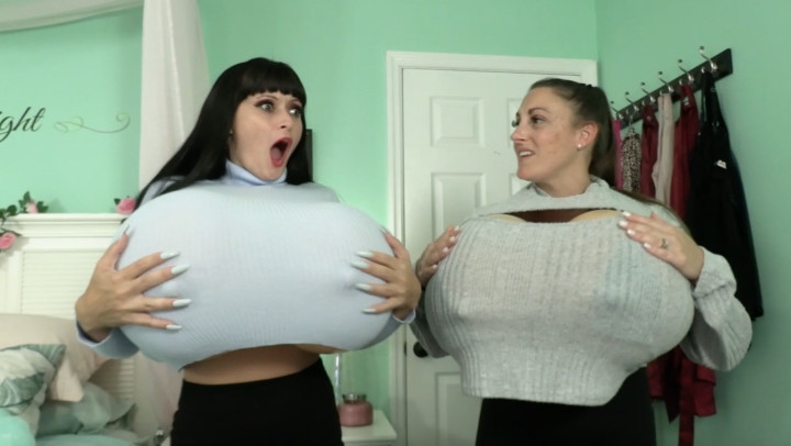 Melanie & Unique Use Magic Potion To Grow Huge Tits