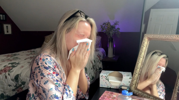 Hair, Makeup, Sneezing, and Nose Blowing