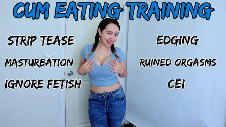Cum Eating Training