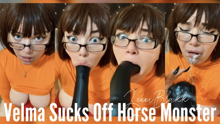 Velma Sucks Off Horse Monster