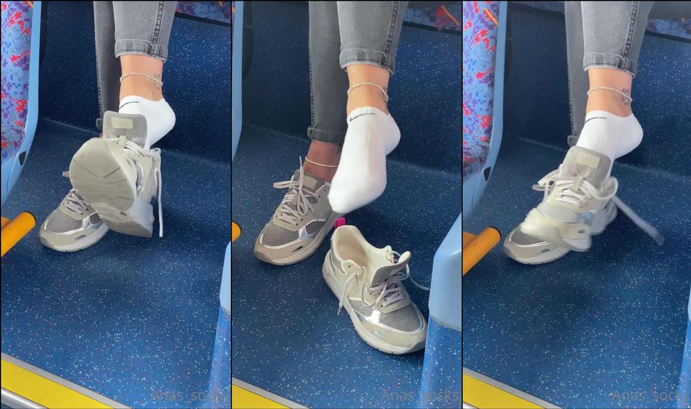 anas_socks 04 09 2021 2211737165 Finally DANGLE my boss sneakers on the for you and showing you YOUR favourite NI