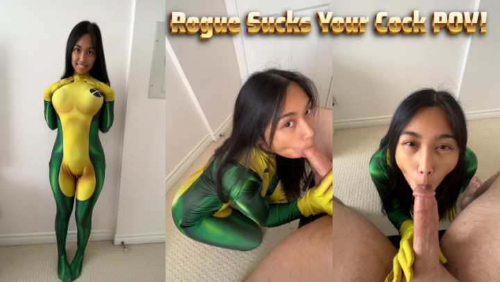 Rogue from X-Men Sucks Your Cock POV - October 07, 2023