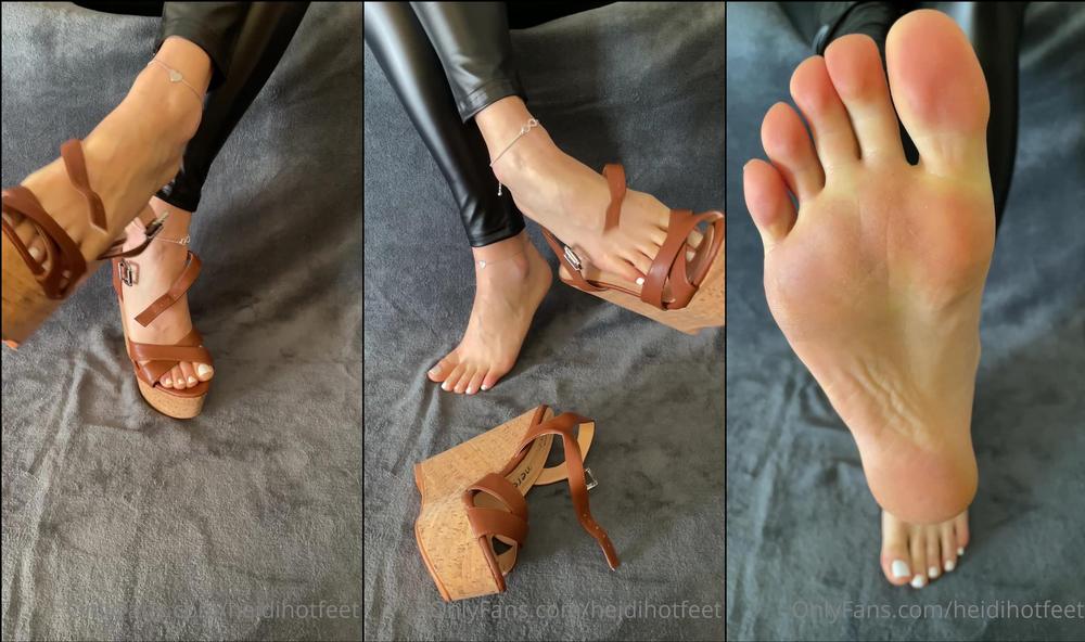 heidihotfeet 30 03 2023 2821708237 i m teasing you with this wedges dangling