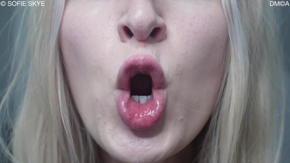 Square Lip Fetish Kissing German Joi