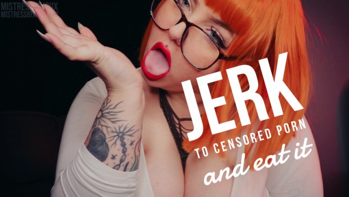 Mistressbijoux Jerk Off To Censored Porn W Cei