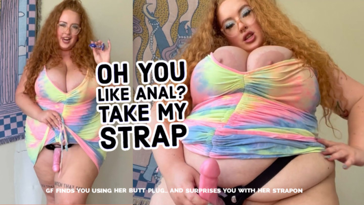 Caught & Pegged by Dominant BBW GF - August 19, 2022