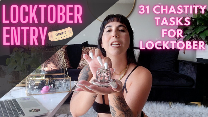 Locktober Entry Pass - 31 Chastity Tasks