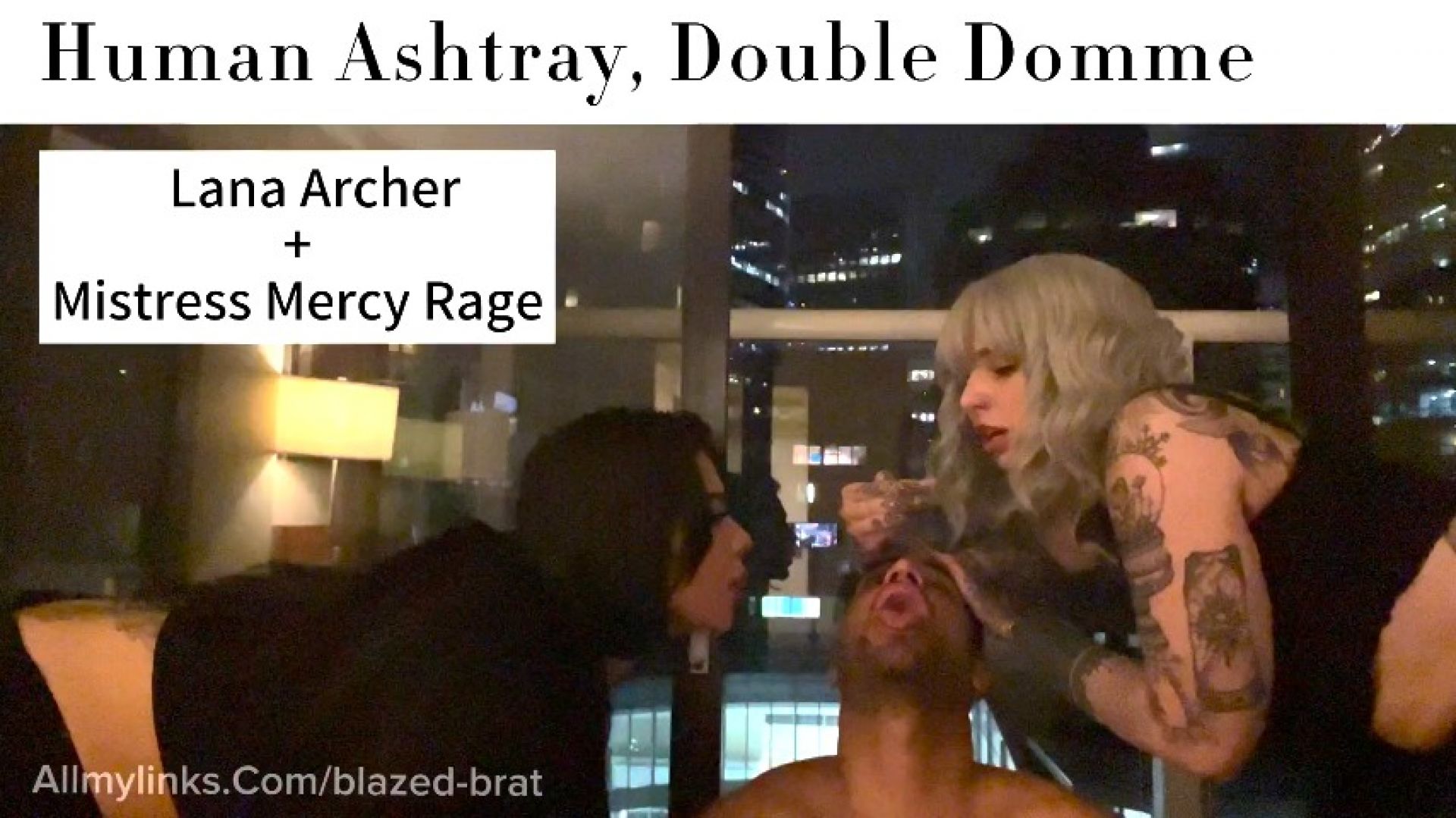 Human Ashtray, Double Domme