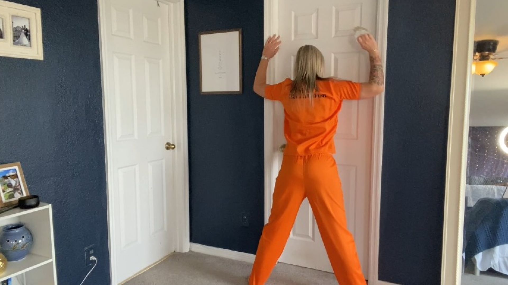 Wife Arrested, Booked, Searched