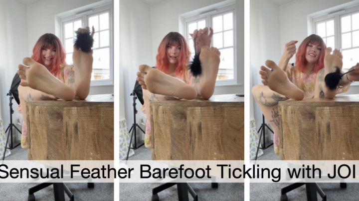 Sensual Feather Barefoot Tickling With JOI - April 05, 2024