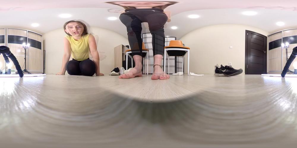 Under Giantess Soles - Erin & Ashley - Punishment For Nasty Roommate Vr 360 4K