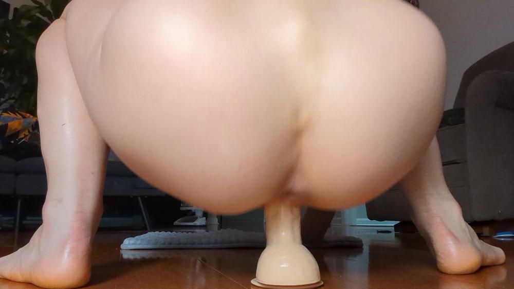 Close Up Dildo Riding With Atp