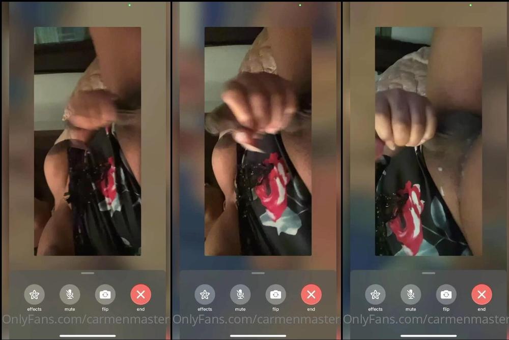 carmenmasters 01 09 2021 2208777222 so i did a facetime show today and this happened i was so backed up i needed that nutt