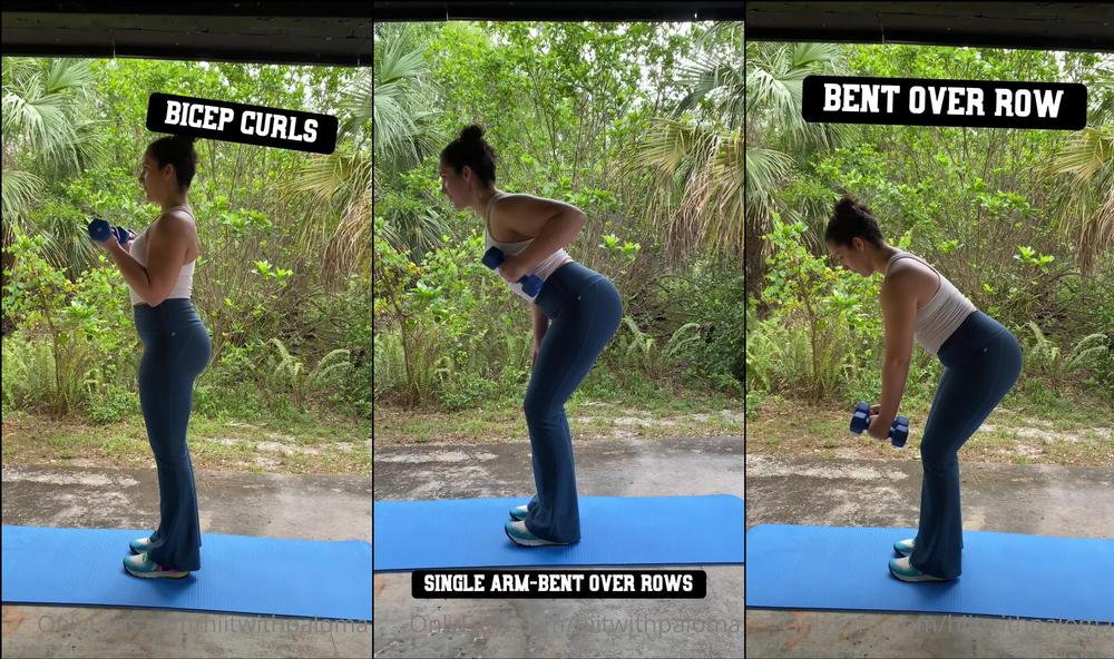 hiitwithpaloma 06 04 2021 2075208906 Took a break from hiit to bring you my favorite arm workouts I hit back, biceps, and a li