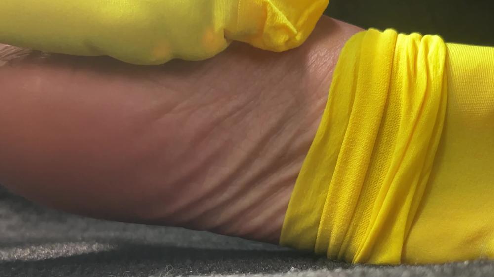 Nylon Sock Removal In Car Pt 1