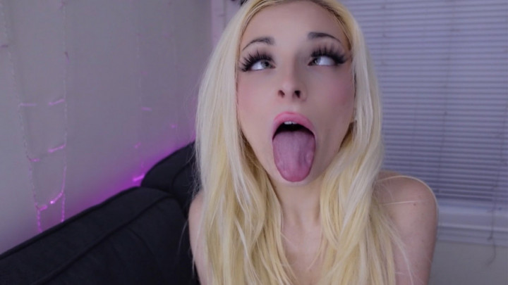 Slut Swallows Cum After Makeout & Licks Your Face Mouth Tour