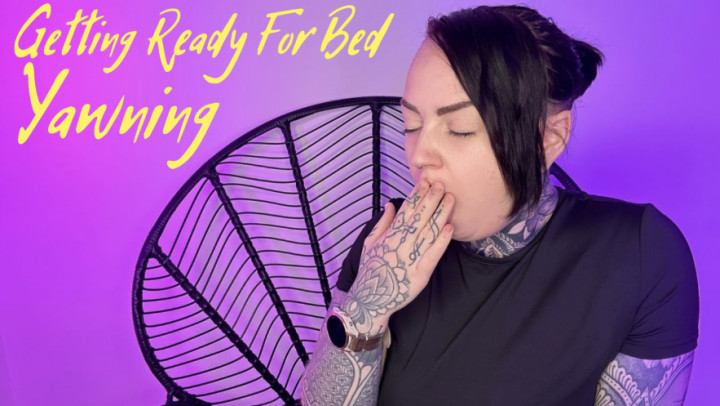 Bedtime Yawning Fetish