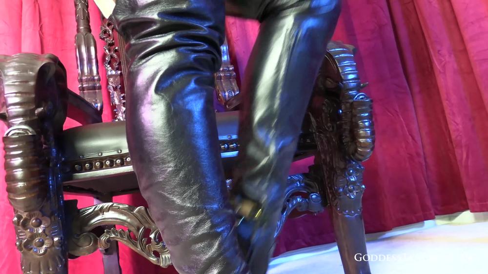 Goddess Tangent - Leather Licker POV (4k)