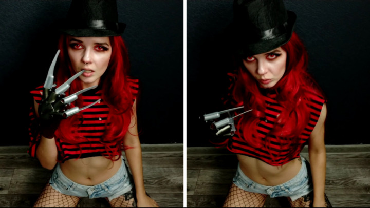 Freddy Krueger cosplay - Ahegao and Fun - Oct 22, 2021