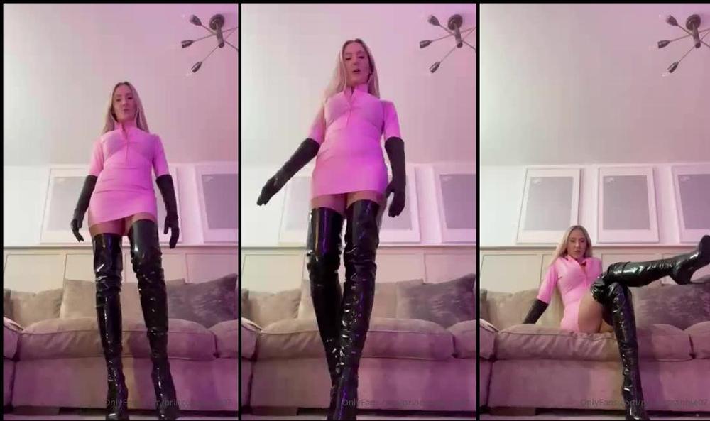 princessannie07 12 09 2023 3012825337 a hot custom clip in my barbie pink latex