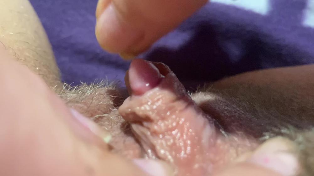 Cuteblonde666 Huge Clit Jerking Orgasm Extreme Closeup