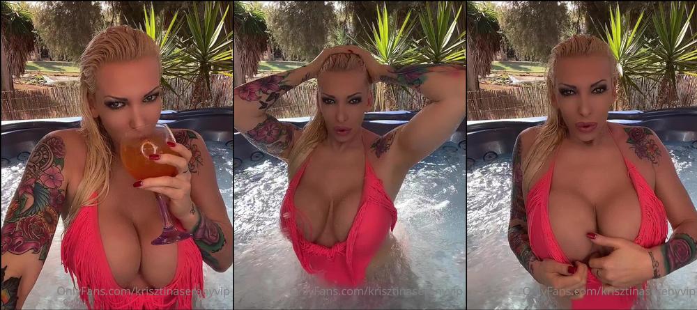 krisztinaserenyvip 15 10 2021 2248178500 wet jacuzzi time with me baby mmmmm