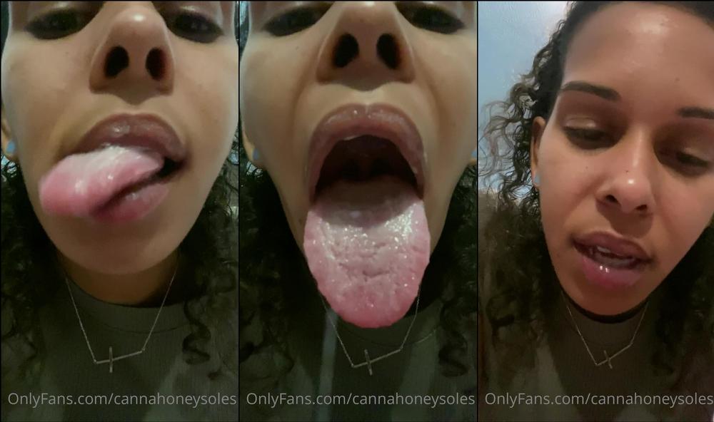 cannahoneysoles 07 09 2020 848220685 lip smelling and spit