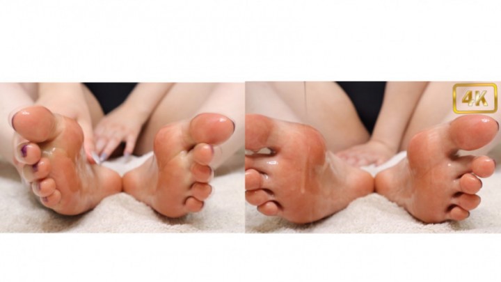 Ava Luna 4K Oily Foot Worship
