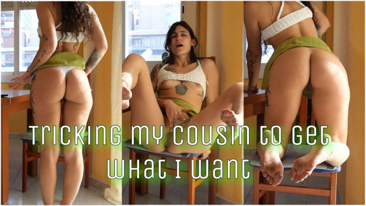 Dirty Footjob to my Cousin
