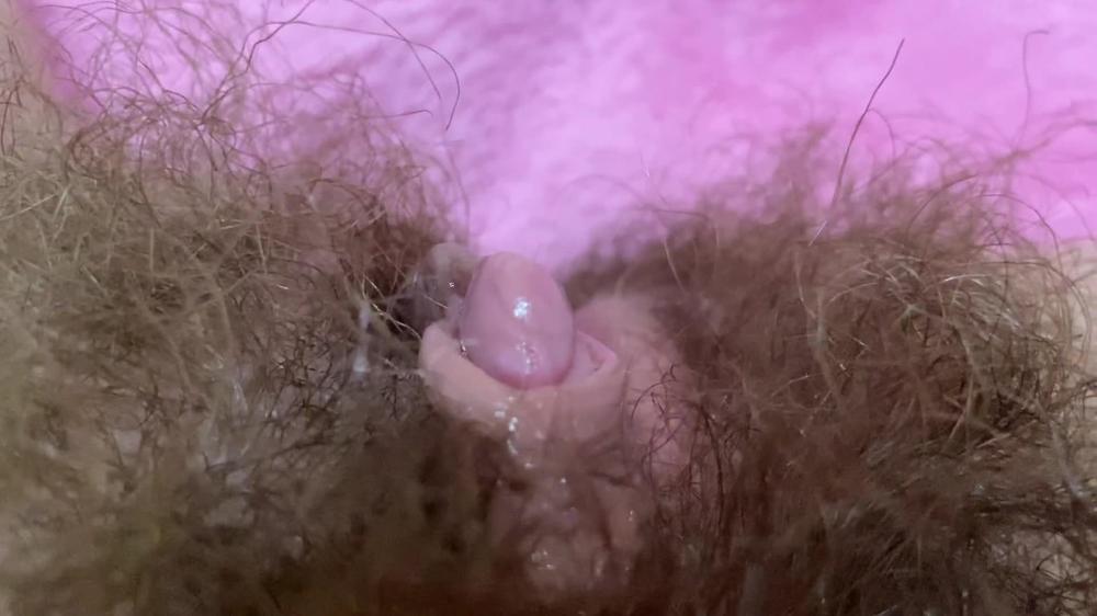 Cuteblonde666 Pulsating Clitoris Orgasm Wet Hairy Pussy