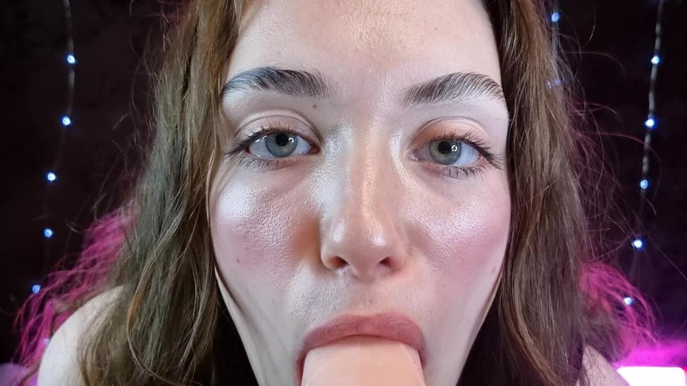 Wetschoolgirl Tongue Job And Sloppy Blowjob